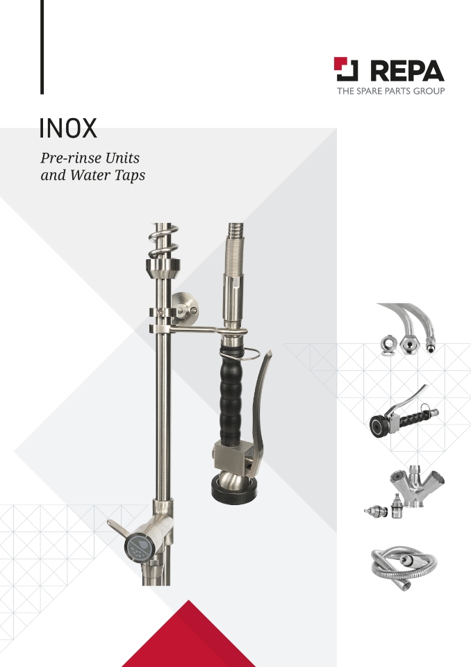 INOX Geschirrbrausen und Armaturen